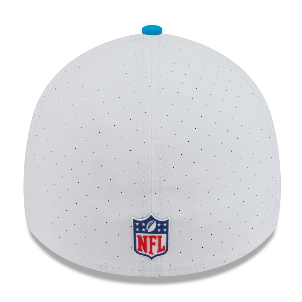 Carolina Panthers New Era 2025 NFL Training Camp 39THIRTY Flex Hat White/Blue - NFL