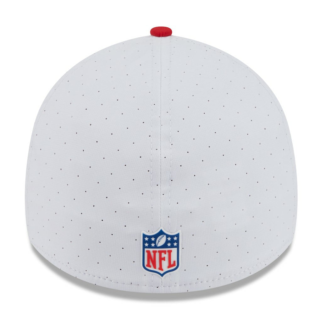 Buffalo Bills New Era 2025 NFL Training Camp Throwback Logo 39THIRTY Flex Hat White/Red - NFL