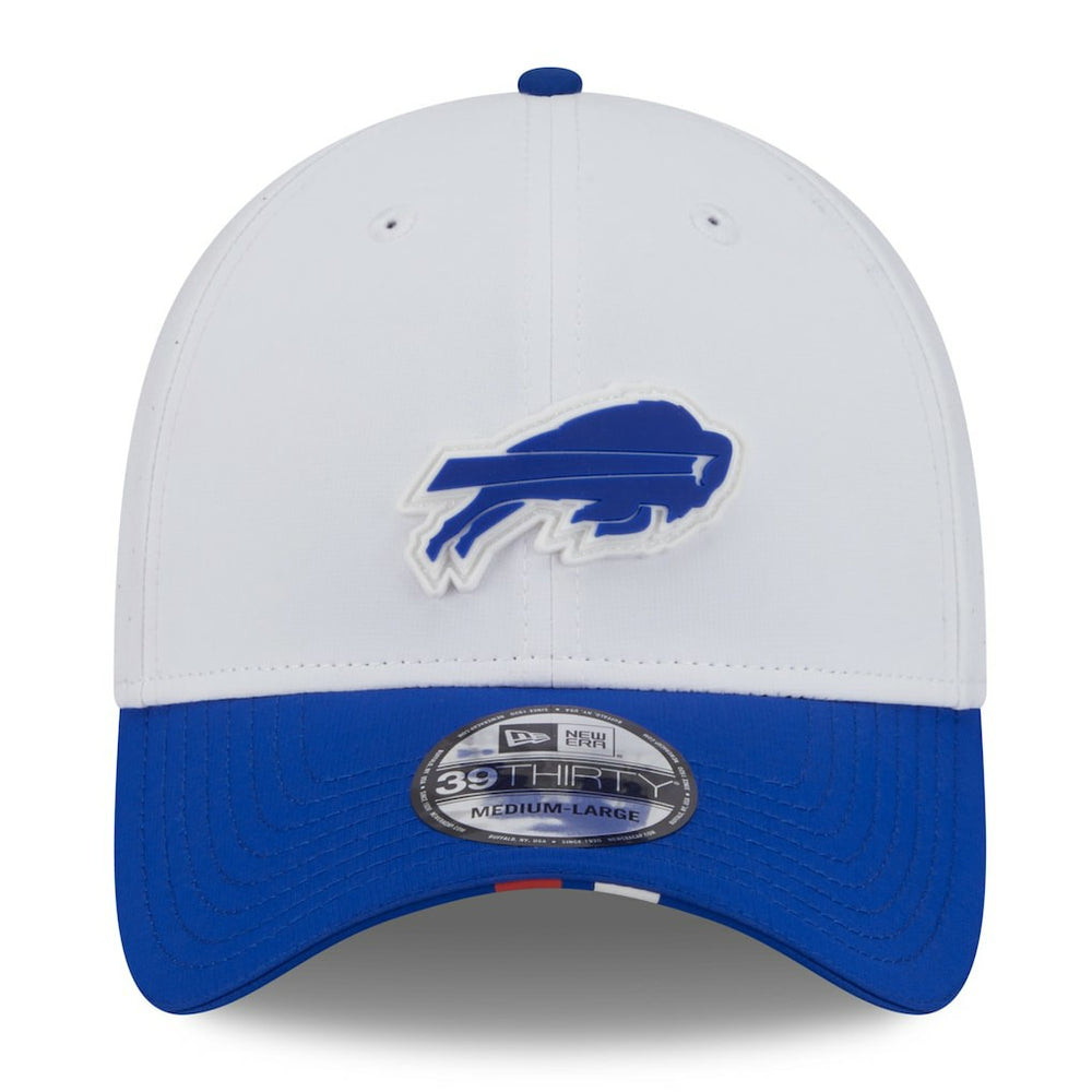 Buffalo Bills New Era 2025 NFL Training Camp 39THIRTY Flex Hat White/Royal - NFL