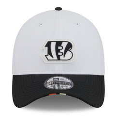 Cincinnati Bengals New Era 2025 NFL Training Camp 39THIRTY Flex Hat White/Black - NFL