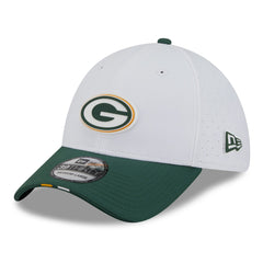 Green Bay Packers New Era 2025 NFL Training Camp 39THIRTY Flex Hat White/Green - NFL