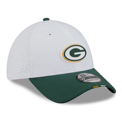 Green Bay Packers New Era 2025 NFL Training Camp 39THIRTY Flex Hat White/Green - NFL