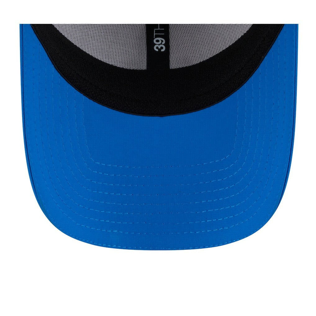 Detroit Lions New Era 2025 NFL Training Camp Throwback Logo 39THIRTY Flex Hat White/Blue - NFL
