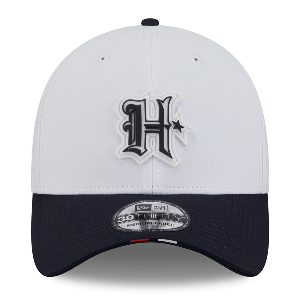 Houston Texans New Era 2025 NFL Training Camp 39THIRTY Flex Hat White/Navy - NFL