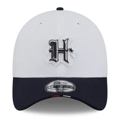 Houston Texans New Era 2025 NFL Training Camp 39THIRTY Flex Hat White/Navy - NFL