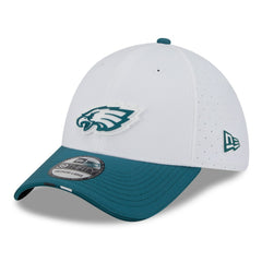 Philadelphia Eagles New Era 2025 NFL Training Camp 39THIRTY Flex Hat White/Midnight Green - NFL