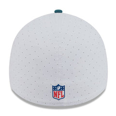 Philadelphia Eagles New Era 2025 NFL Training Camp 39THIRTY Flex Hat White/Midnight Green - NFL