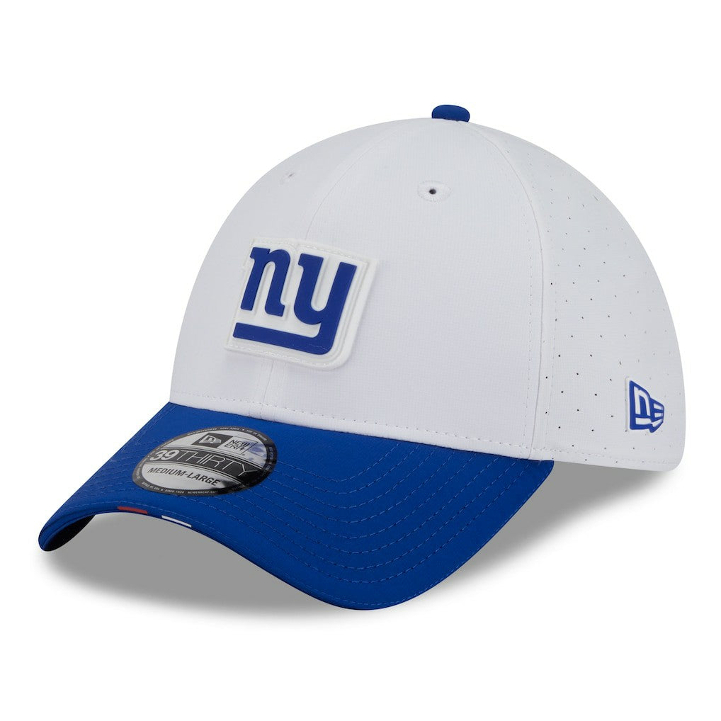 New York Giants New Era 2025 NFL Training Camp 39THIRTY Flex Hat White/Royal - NFL