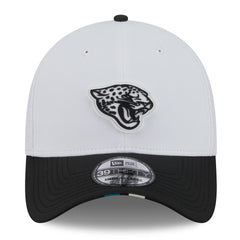 Jacksonville Jaguars New Era 2025 NFL Training Camp 39THIRTY Flex Hat White/Black - NFL