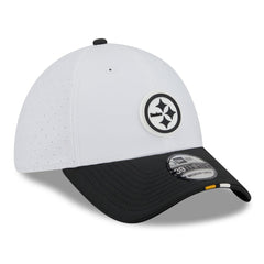 Pittsburgh Steelers New Era 2025 NFL Training Camp 39THIRTY Flex Hat White/Black - NFL