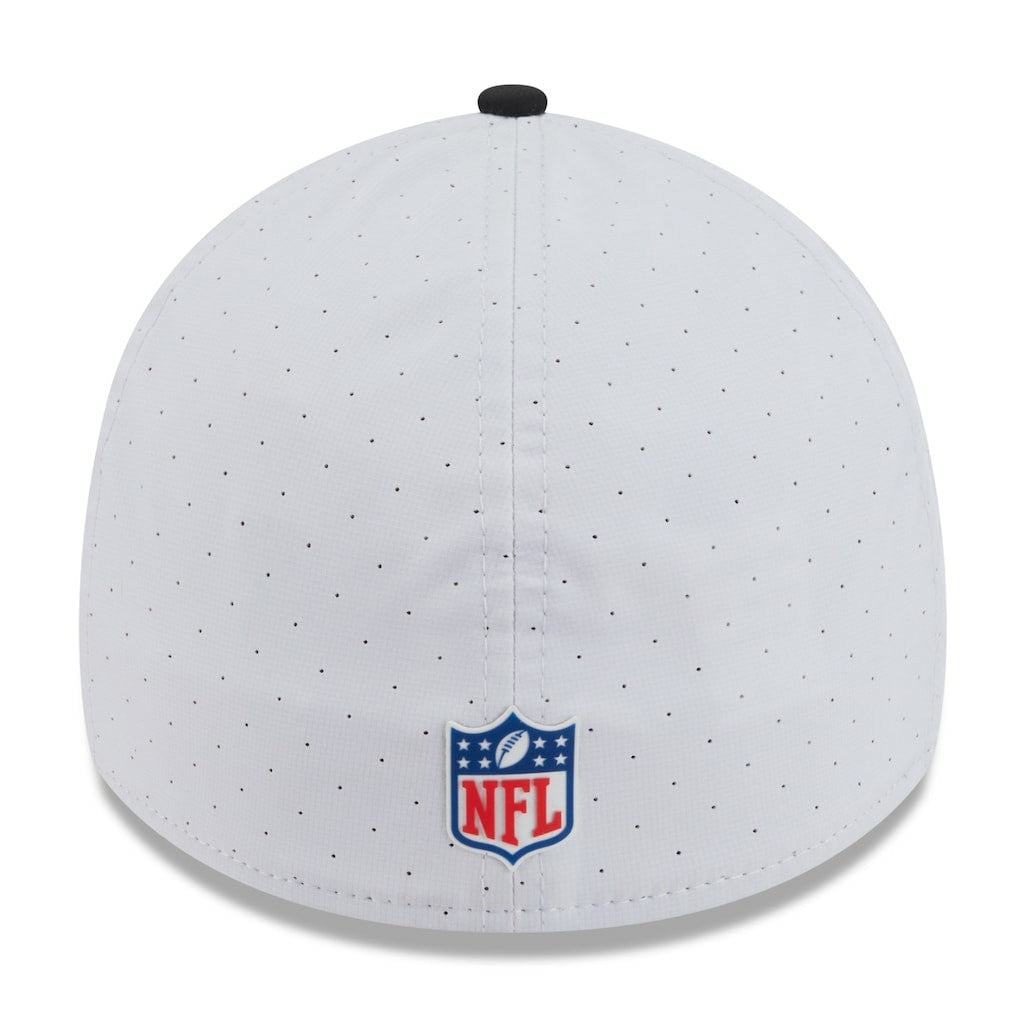 Pittsburgh Steelers New Era 2025 NFL Training Camp 39THIRTY Flex Hat White/Black - NFL
