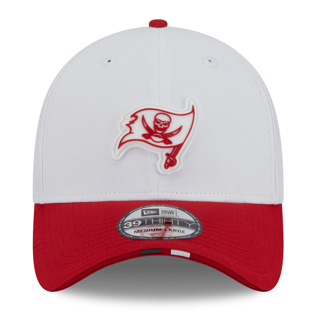 Tampa Bay Buccaneers New Era 2025 NFL Training Camp 39THIRTY Flex Hat White/Red - NFL