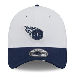 Tennessee Titans New Era 2025 NFL Training Camp 39THIRTY Flex Hat White/Navy - NFL