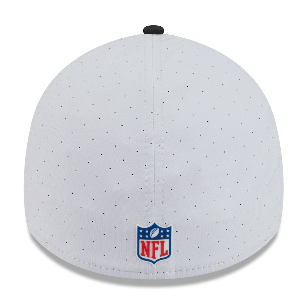 Las Vegas Raiders New Era 2025 NFL Training Camp 39THIRTY Flex Hat White/Black - NFL