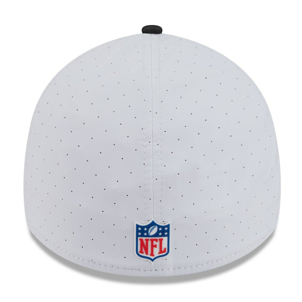 Las Vegas Raiders New Era 2025 NFL Training Camp 39THIRTY Flex Hat White/Black - NFL