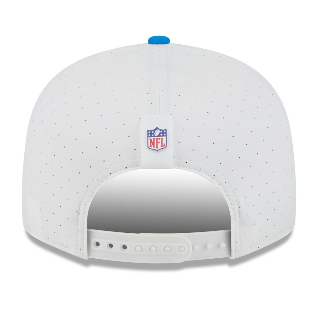Detroit Lions New Era 2025 NFL Training Camp Split Panel 9FIFTY Snapback Hat White/Blue - NFL