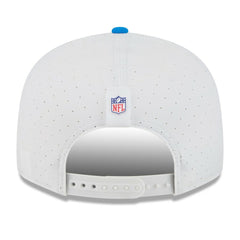 Detroit Lions New Era 2025 NFL Training Camp Split Panel 9FIFTY Snapback Hat White/Blue - NFL
