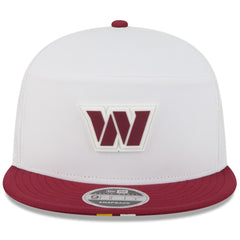 Washington Commanders New Era 2025 NFL Training Camp Split Panel 9FIFTY Snapback Hat White/Burgundy - NFL