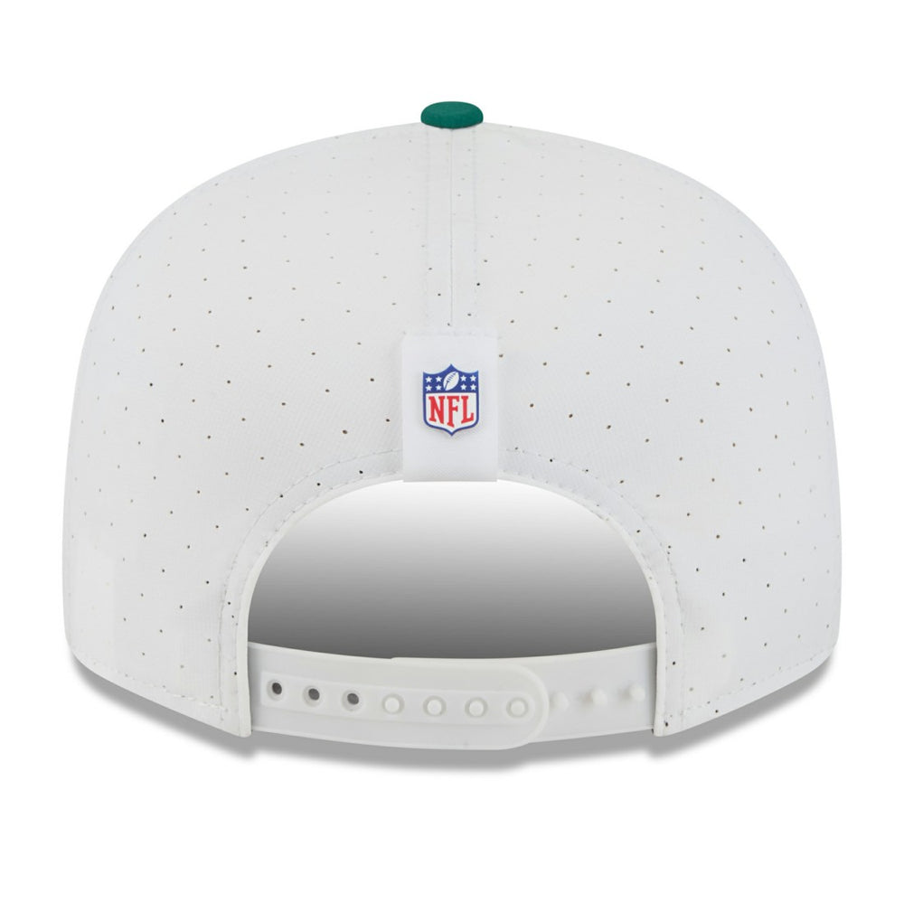 New York Jets New Era 2025 NFL Training Camp Split Panel 9FIFTY Snapback Hat White/Green - NFL