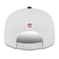 Pittsburgh Steelers New Era 2025 NFL Training Camp Split Panel 9FIFTY Snapback Hat White/Black - NFL