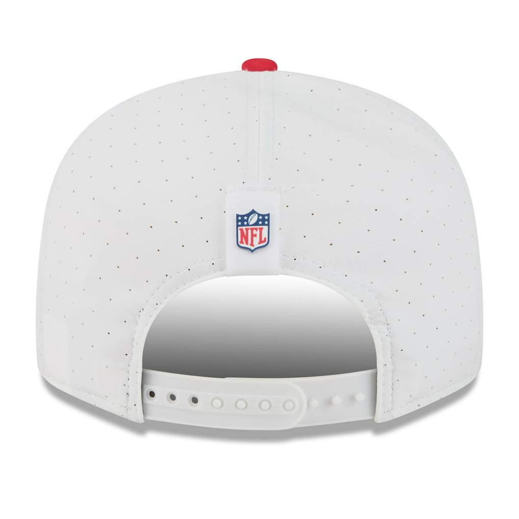 Kansas City Chiefs New Era 2025 NFL Training Camp Split Panel 9FIFTY Snapback Hat White/Red - NFL