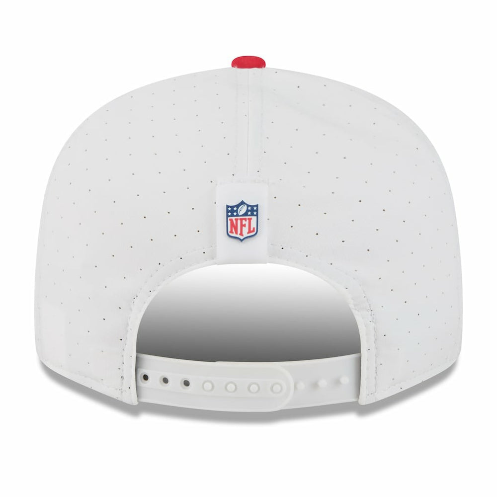 Kansas City Chiefs New Era 2025 NFL Training Camp Split Panel 9FIFTY Snapback Hat White/Red - NFL