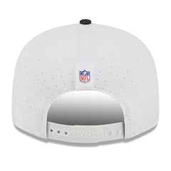 Jacksonville Jaguars New Era 2025 NFL Training Camp Split Panel 9FIFTY Snapback Hat White/Black - NFL