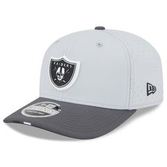 Las Vegas Raiders New Era 2025 NFL Training Camp 9SEVENTY Adjustable Hat Gray/Graphite - NFL