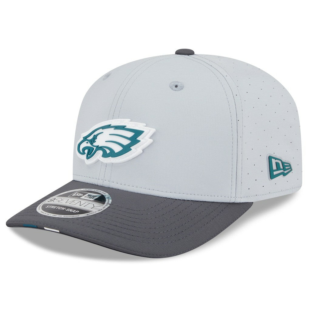 Philadelphia Eagles New Era 2025 NFL Training Camp 9SEVENTY Adjustable Hat Gray/Graphite - NFL