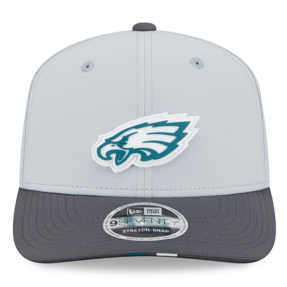 Philadelphia Eagles New Era 2025 NFL Training Camp 9SEVENTY Adjustable Hat Gray/Graphite - NFL