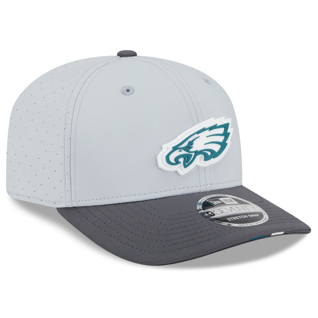 Philadelphia Eagles New Era 2025 NFL Training Camp 9SEVENTY Adjustable Hat Gray/Graphite - NFL