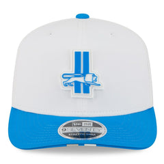 Detroit Lions New Era 2025 NFL Training Camp Throwback Logo 9SEVENTY Adjustable Hat White/Blue - NFL