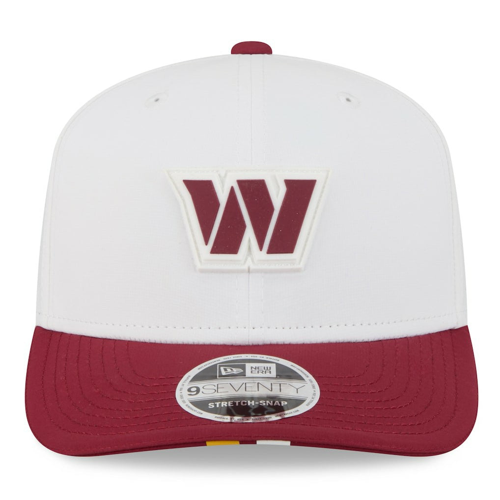 Washington Commanders New Era 2025 NFL Training Camp 9SEVENTY Adjustable Hat White/Burgundy - NFL