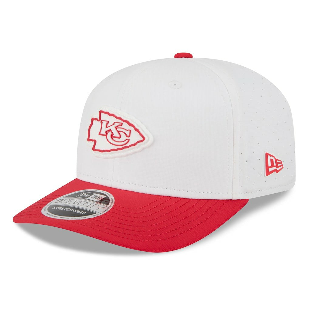 Kansas City Chiefs New Era 2025 NFL Training Camp 9SEVENTY Adjustable Hat White/Red - NFL