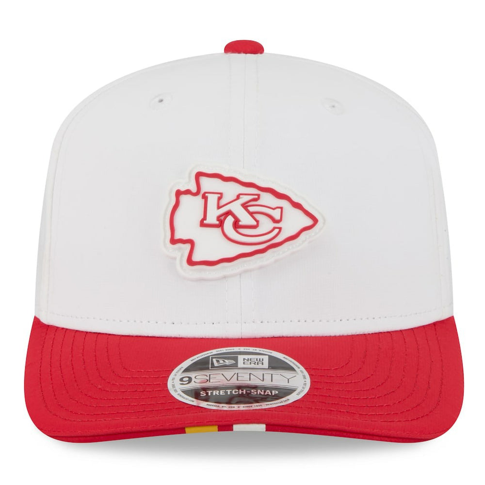 Kansas City Chiefs New Era 2025 NFL Training Camp 9SEVENTY Adjustable Hat White/Red - NFL