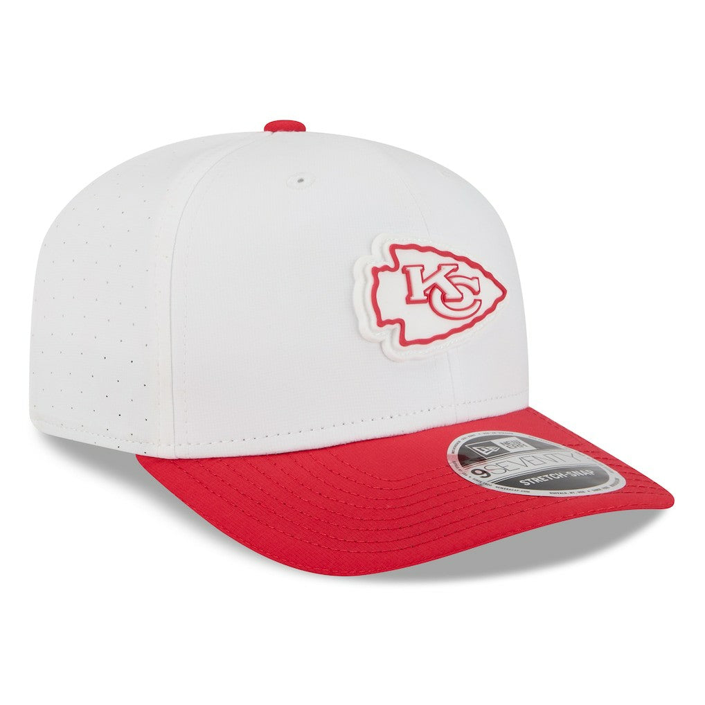 Kansas City Chiefs New Era 2025 NFL Training Camp 9SEVENTY Adjustable Hat White/Red - NFL