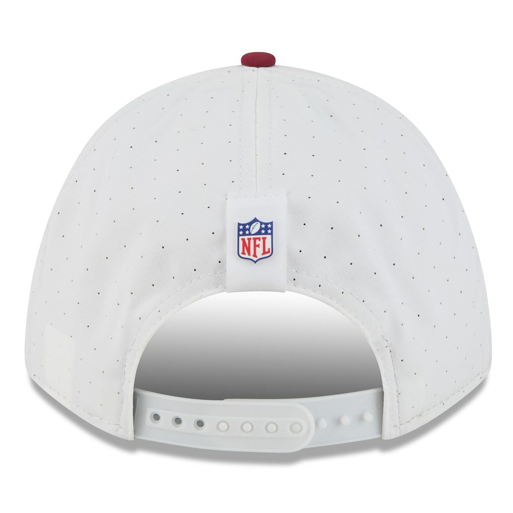 Washington Commanders New Era 2025 NFL Training Camp A-Frame 9FORTY Adjustable Hat White/Burgundy - NFL