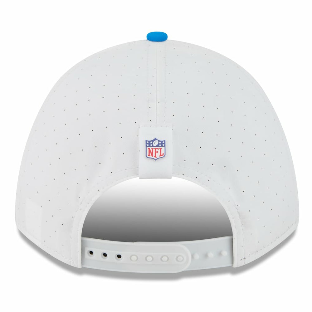 Detroit Lions New Era 2025 NFL Training Camp A-Frame 9FORTY Adjustable Hat White/Blue - NFL
