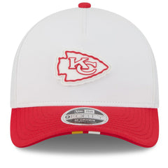 Kansas City Chiefs New Era 2025 NFL Training Camp A-Frame 9FORTY Adjustable Hat White/Red - NFL