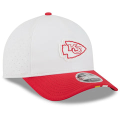 Kansas City Chiefs New Era 2025 NFL Training Camp A-Frame 9FORTY Adjustable Hat White/Red - NFL