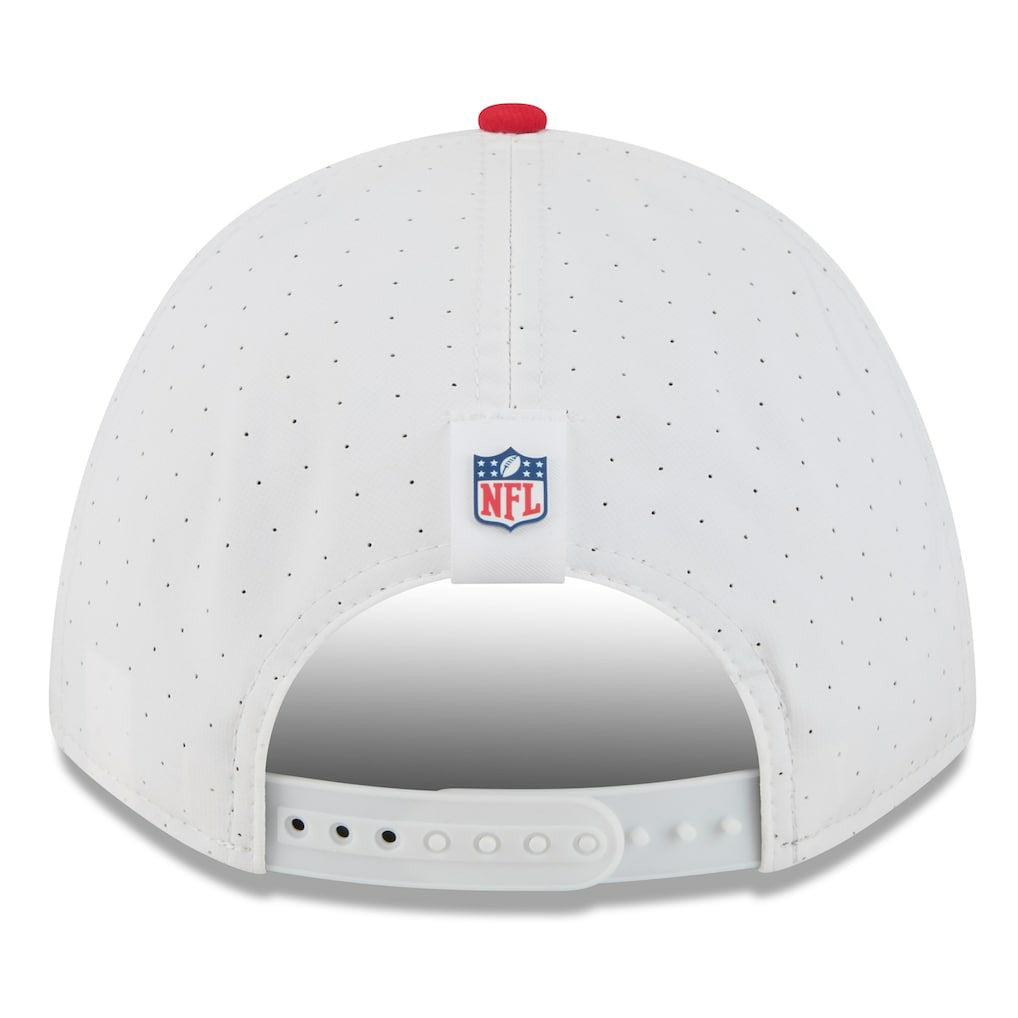 Kansas City Chiefs New Era 2025 NFL Training Camp A-Frame 9FORTY Adjustable Hat White/Red - NFL