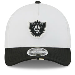 Las Vegas Raiders New Era 2025 NFL Training Camp A-Frame 9FORTY Adjustable Hat White/Black - NFL