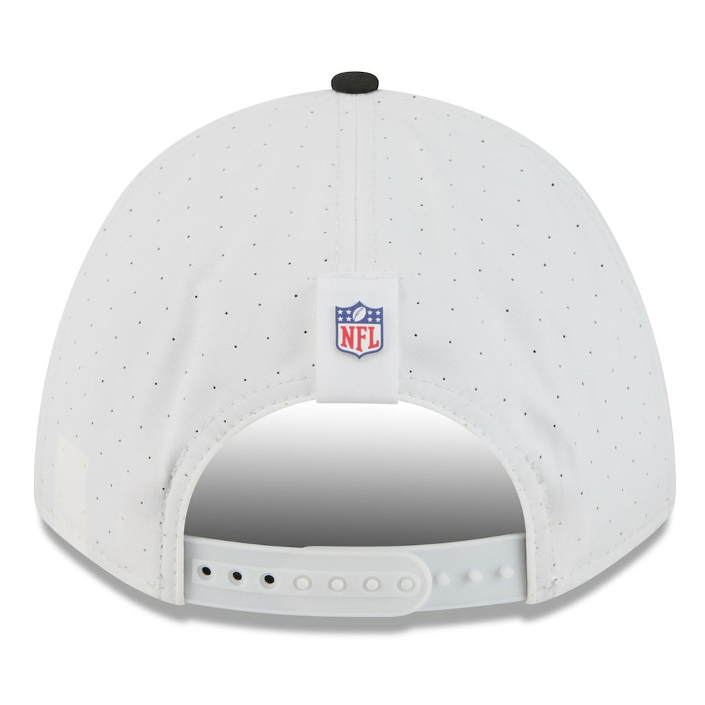 Las Vegas Raiders New Era 2025 NFL Training Camp A-Frame 9FORTY Adjustable Hat White/Black - NFL