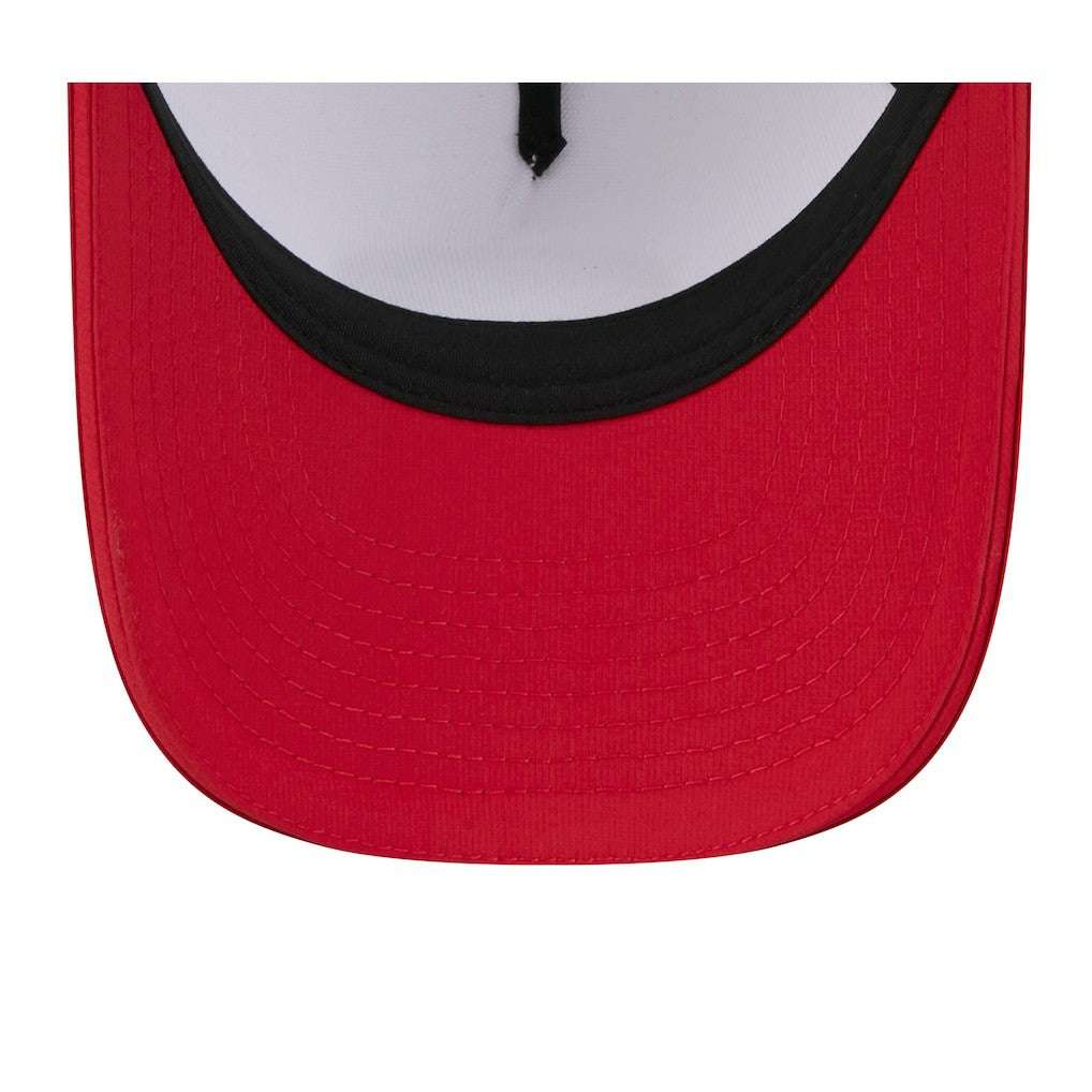 San Francisco 49ers New Era 2025 NFL Training Camp A-Frame 9FORTY Adjustable Hat White/Scarlet - NFL