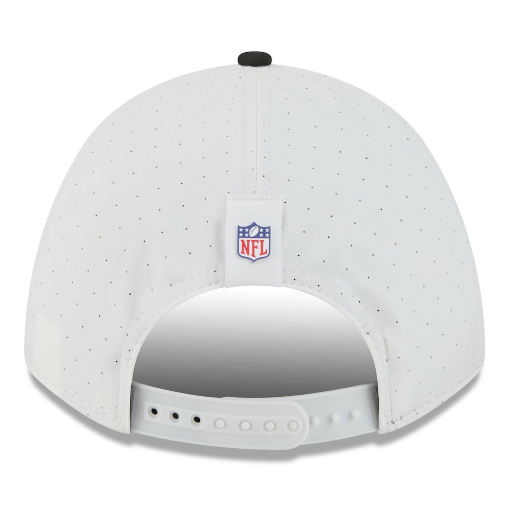 New Orleans Saints New Era 2025 NFL Training Camp A-Frame 9FORTY Adjustable Hat White/Black - NFL