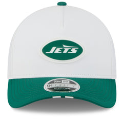 New York Jets New Era 2025 NFL Training Camp A-Frame 9FORTY Adjustable Hat White/Green - NFL