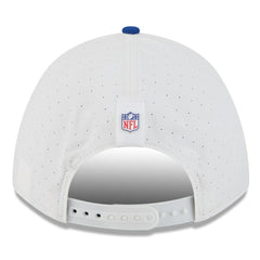 New York Giants New Era 2025 NFL Training Camp A-Frame 9FORTY Adjustable Hat White/Royal - NFL