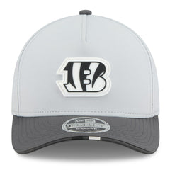 Cincinnati Bengals New Era 2025 NFL Training Camp A-Frame 9FORTY Adjustable Hat Gray/Graphite - NFL