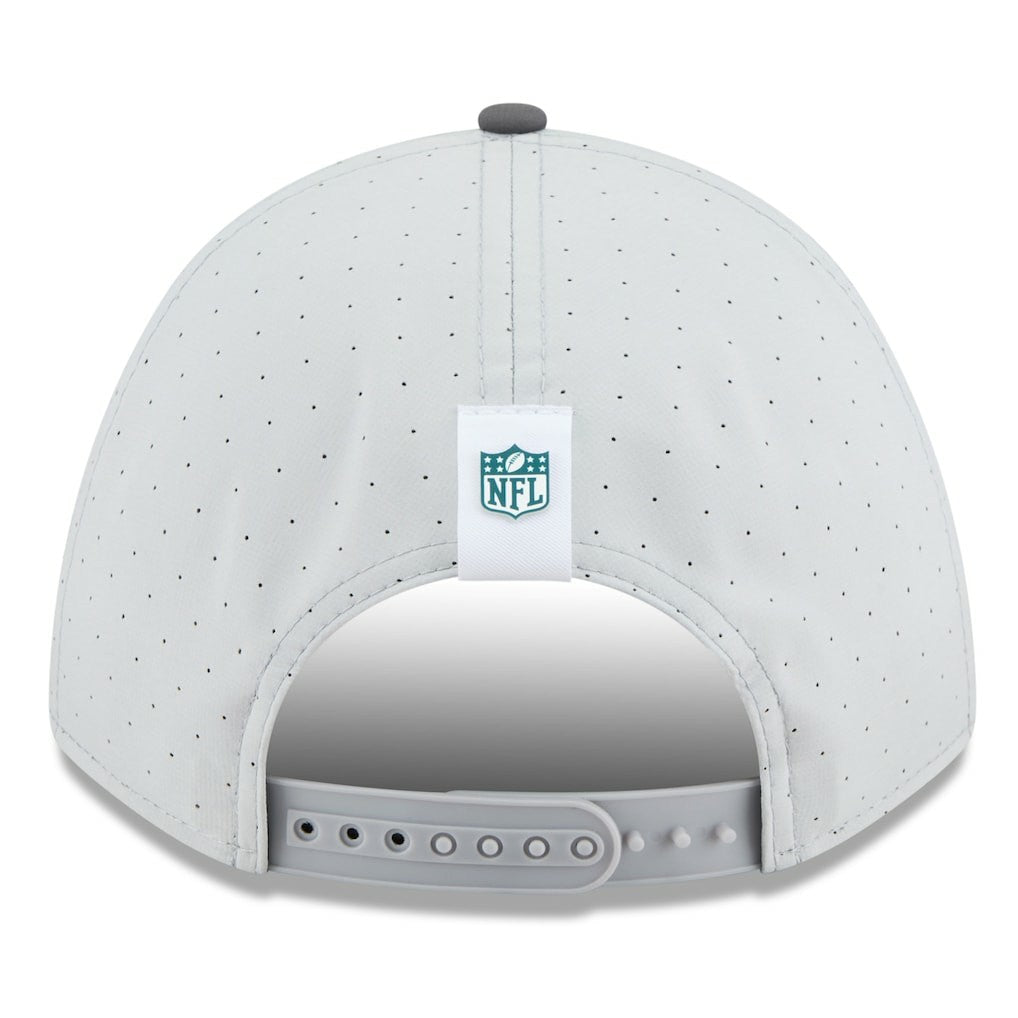 Philadelphia Eagles New Era 2025 NFL Training Camp A-Frame 9FORTY Adjustable Hat Gray/Graphite - NFL