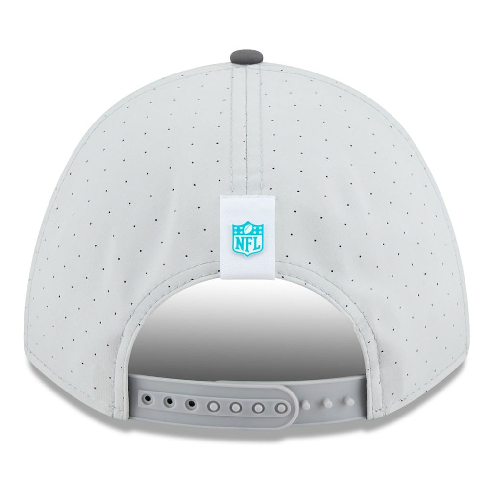 Miami Dolphins New Era 2025 NFL Training Camp A-Frame 9FORTY Adjustable Hat Gray/Graphite - NFL